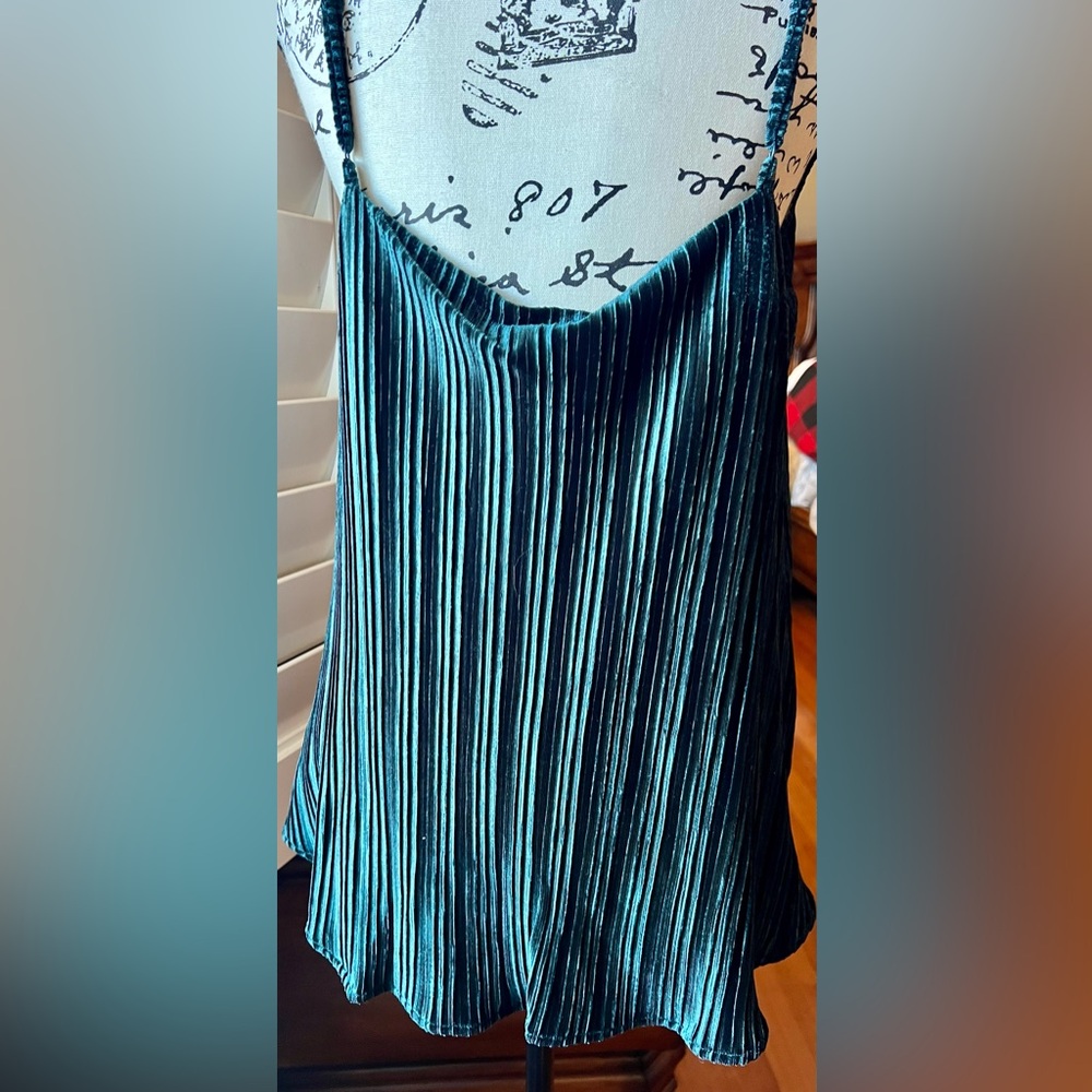 Dalia Green Velvet Blouse